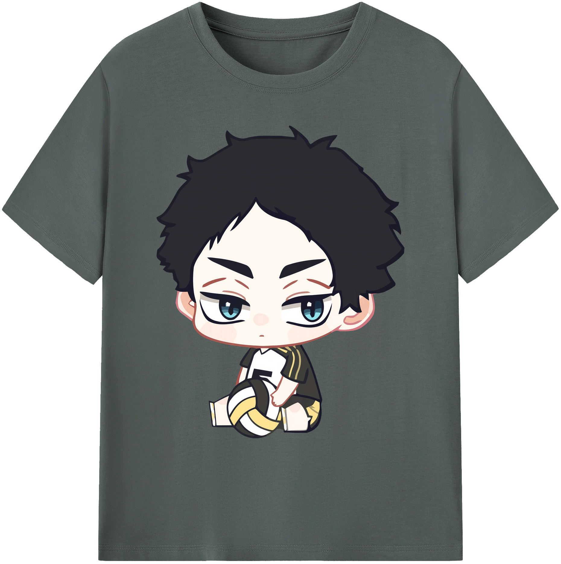 （画像用） ハイキュー!! Haikyu!! 綿100％ メンズ半袖Tシャツ｜肌触りやわらか＆通気性